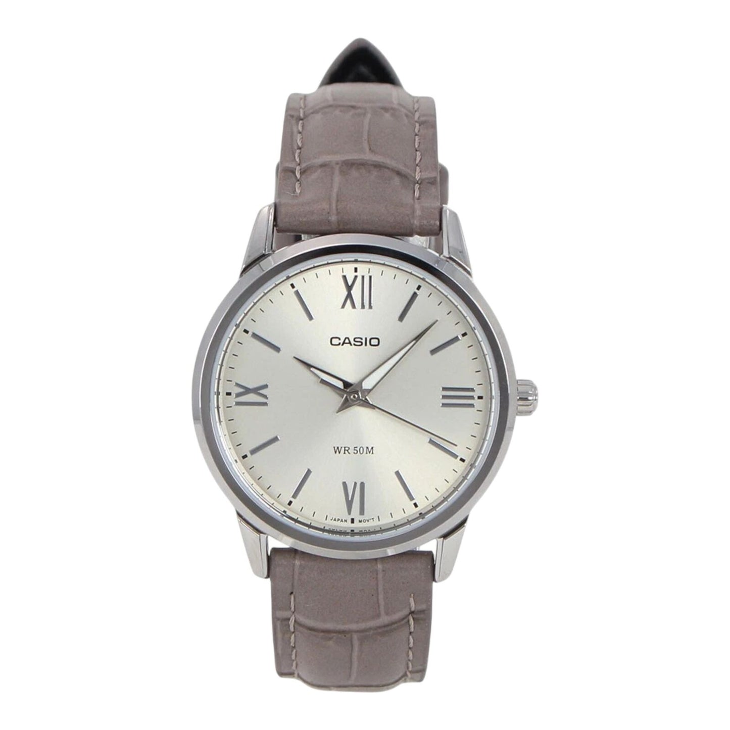 Casio LTP-1303LL-7AV Womens Analogue Watch White Dial Leather Band...