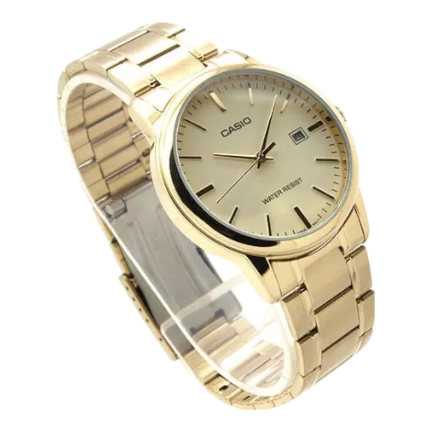 Casio LTP-V002G-9AUDF Gold Stainless Analog Watch Women Date Display Quartz