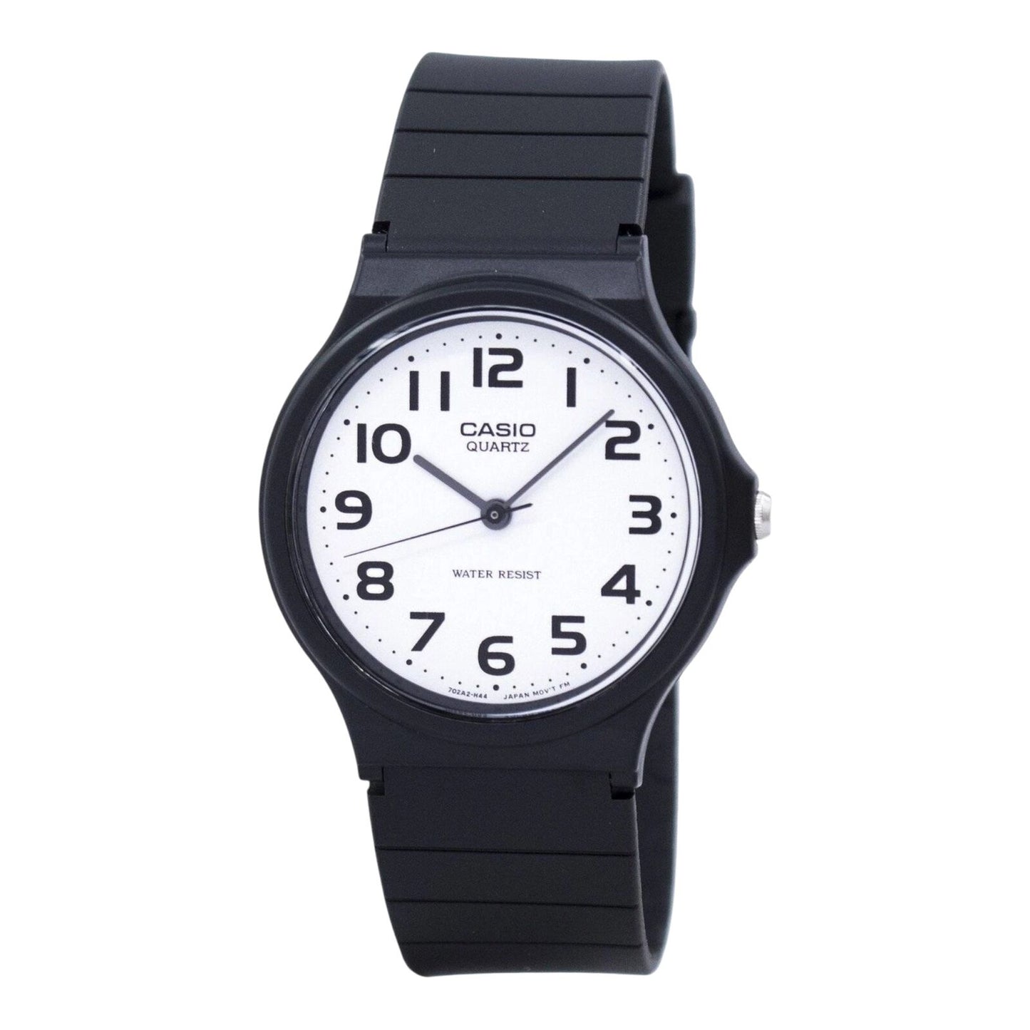 Casio MQ-24-7B2 Mens Analogue Watch Black Resin Band White Dial Casual Style
