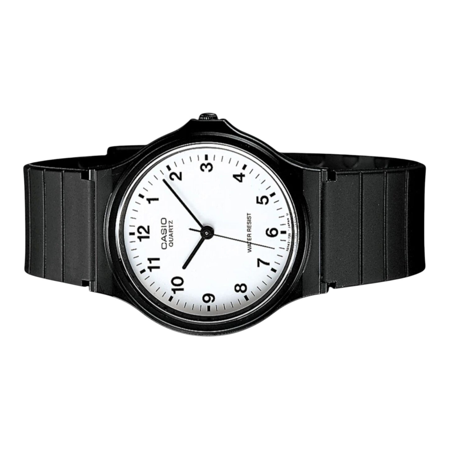 Casio MQ-24-7B Mens Analogue Watch Black Resin Band White Dial Classic Style