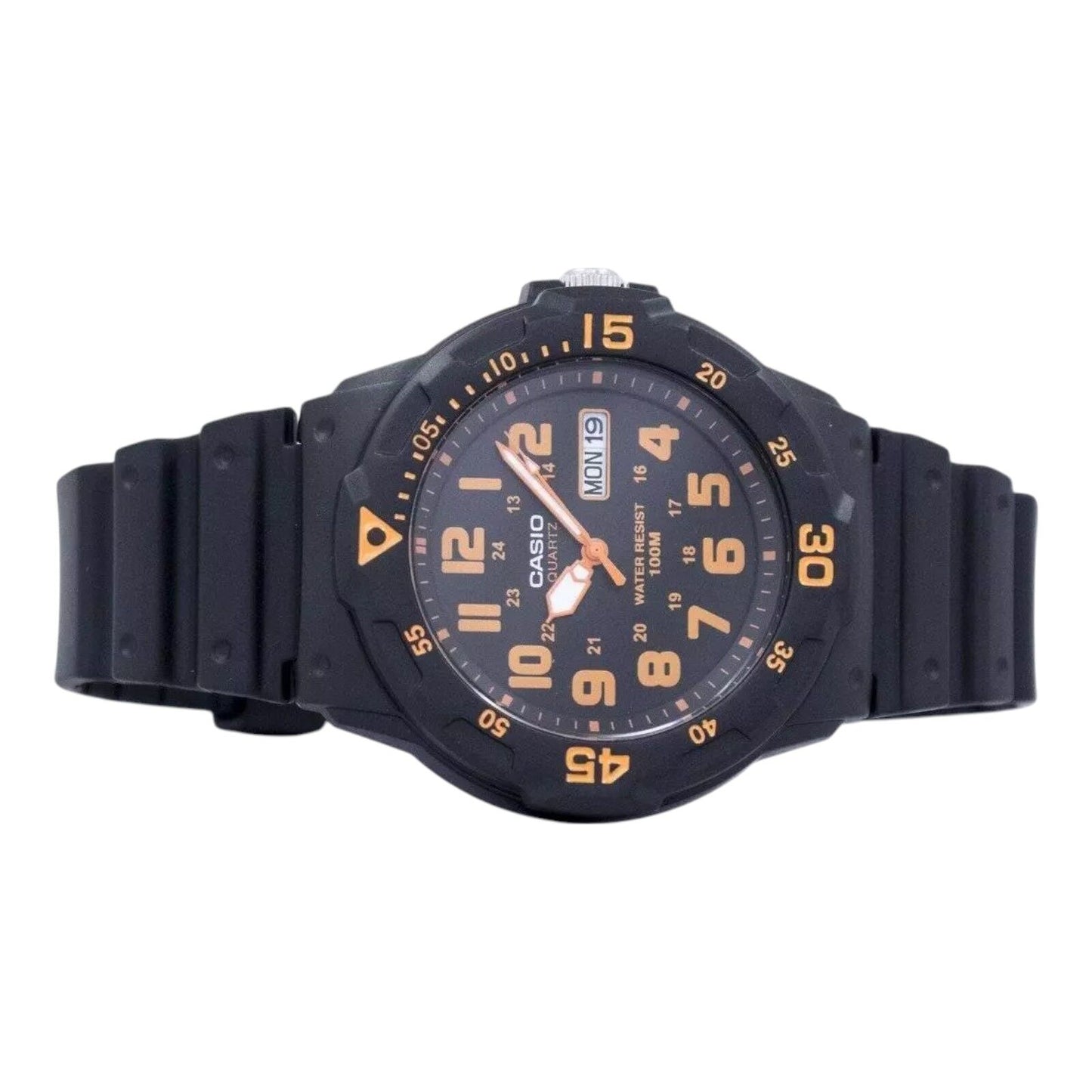 Casio Men’s MRW-200H-4BVDF Black Analog Resin Sports Watch 100M Water Resist