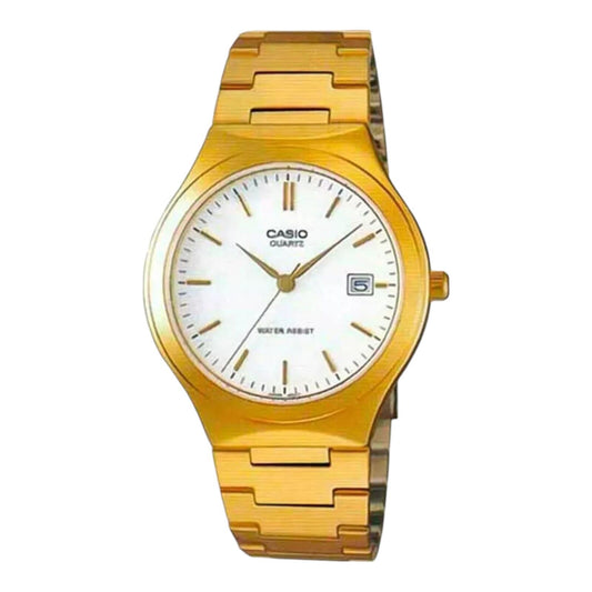 Casio MTP-1170N-7A Gold Tone Stainless Steel Analog Dress Watch Men 40.5mm