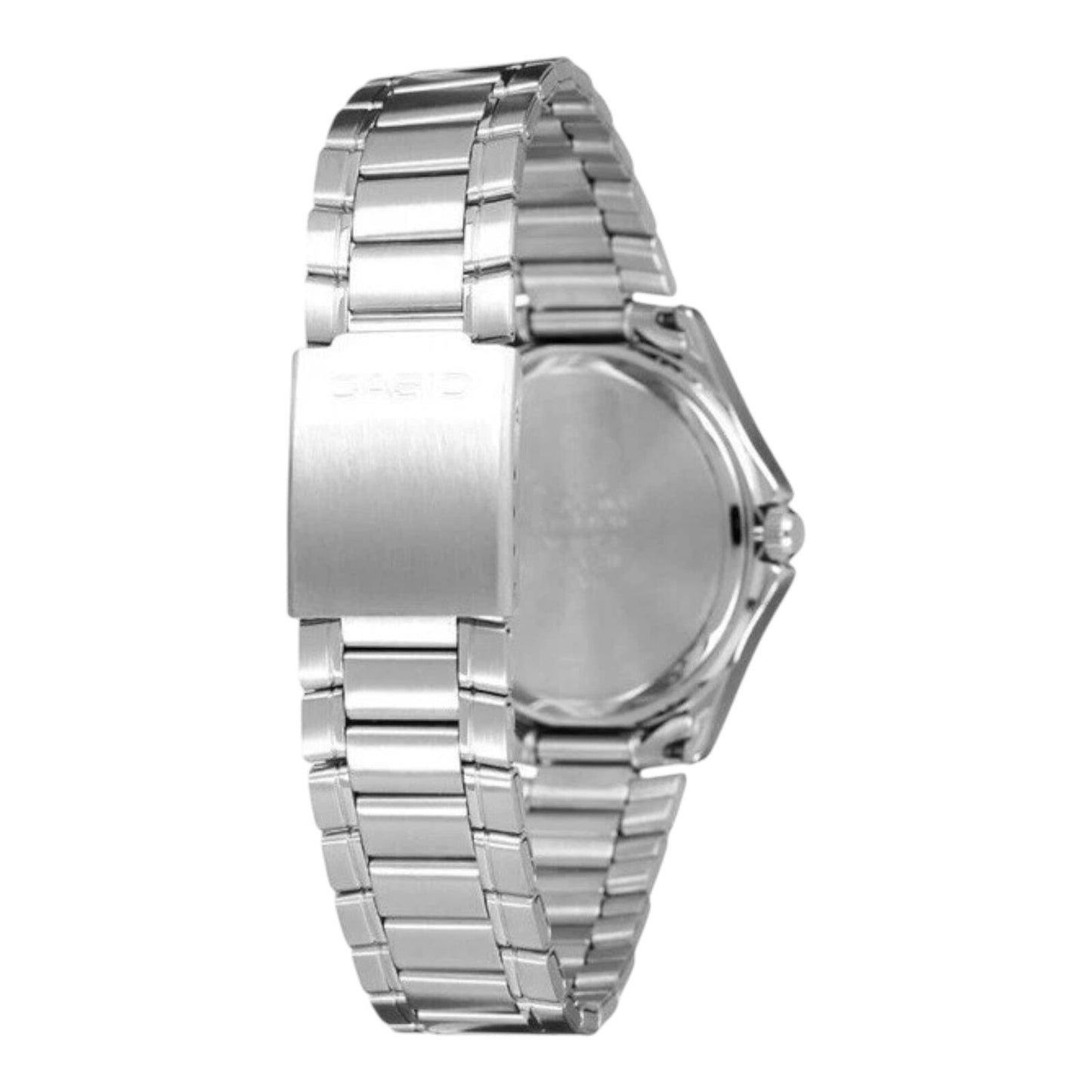 Casio MTP-1183A-1A Mens Analogue Watch Black Dial Date Display Steel Band