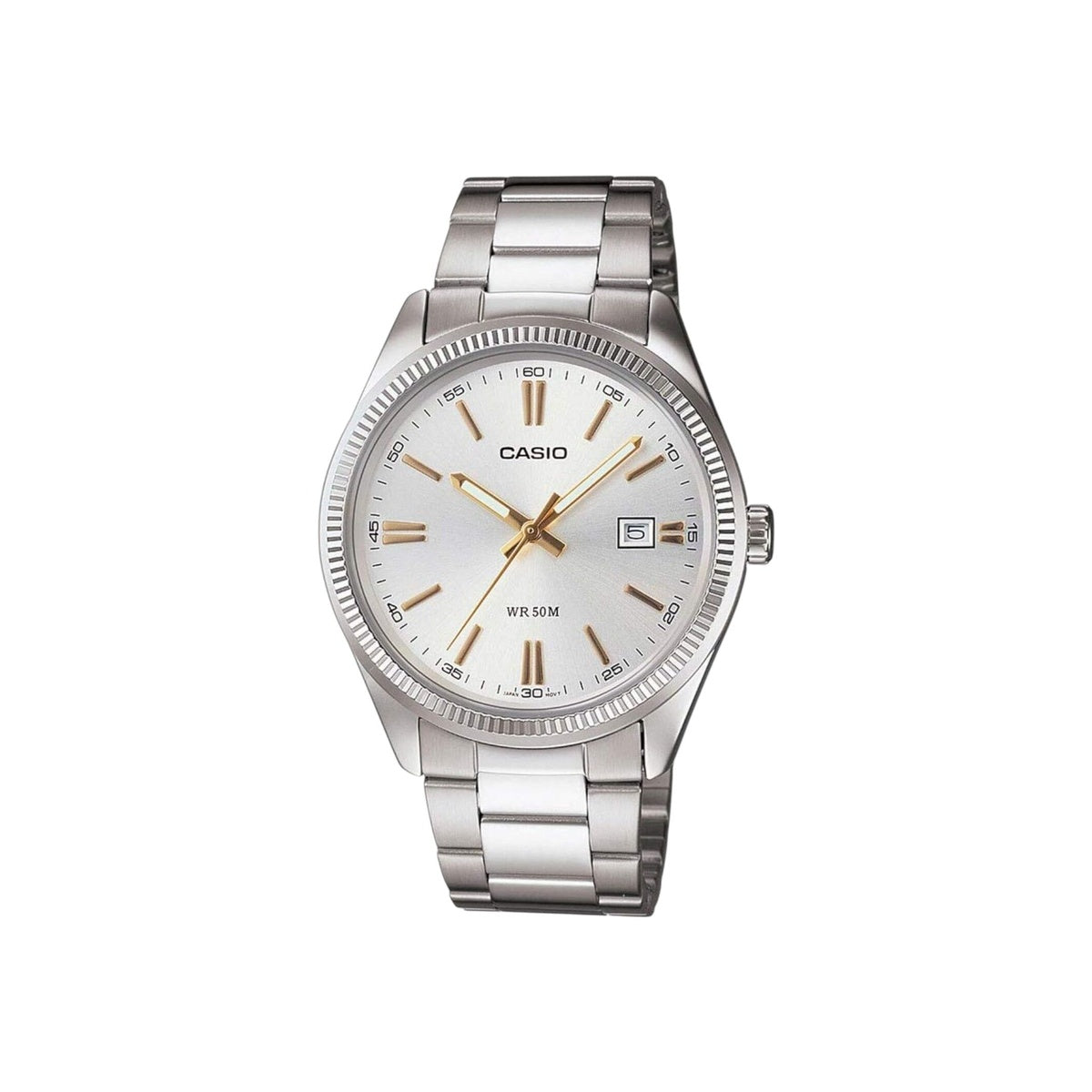 Casio MTP-1302D-7A2V Silver Stainless Steel Analog Men’s Watch...