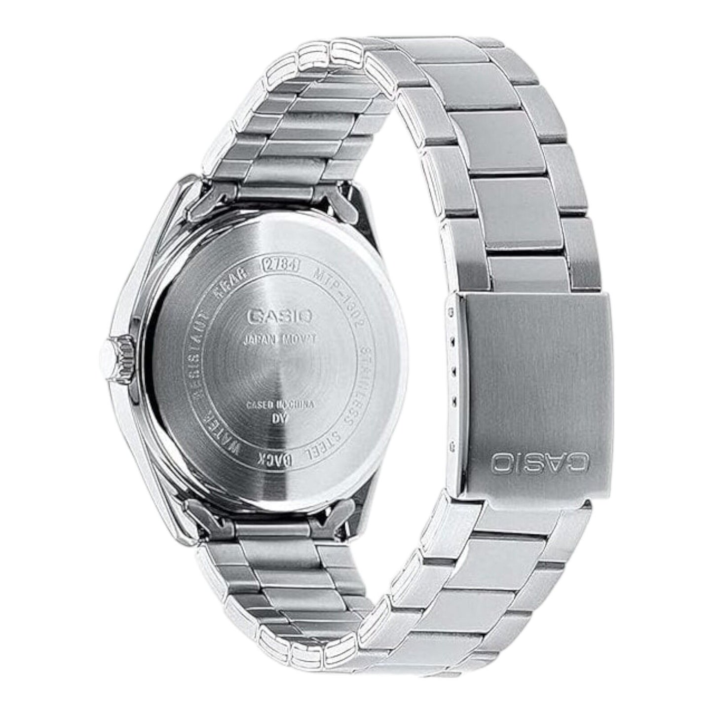 Casio Men’s Watch MTP-1302PD-4AVEF Red Dial Stainless Steel Quartz...