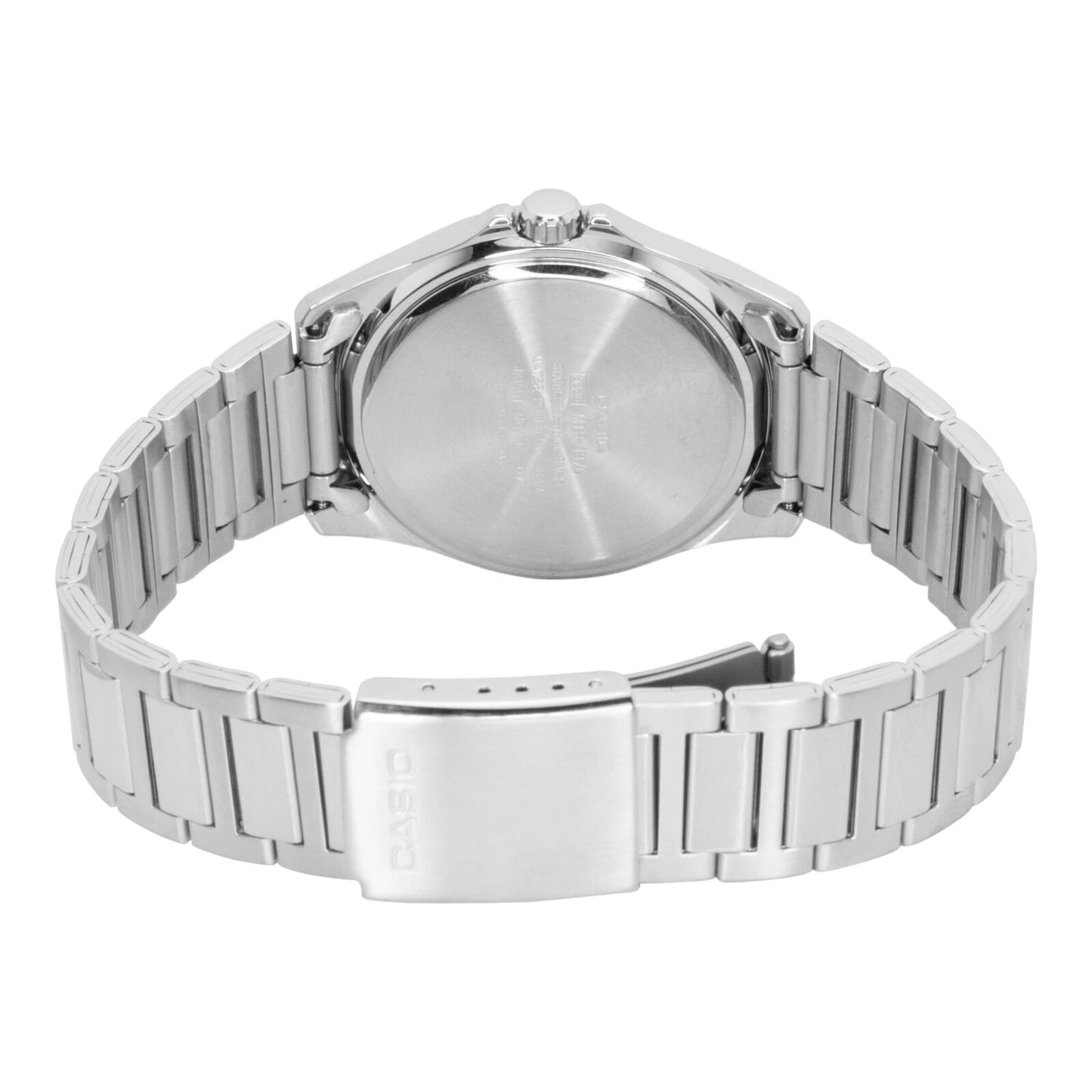 Casio MTP-1370D-2A2V Men's Blue Dial Stainless Steel Watch 50M Water Resistant