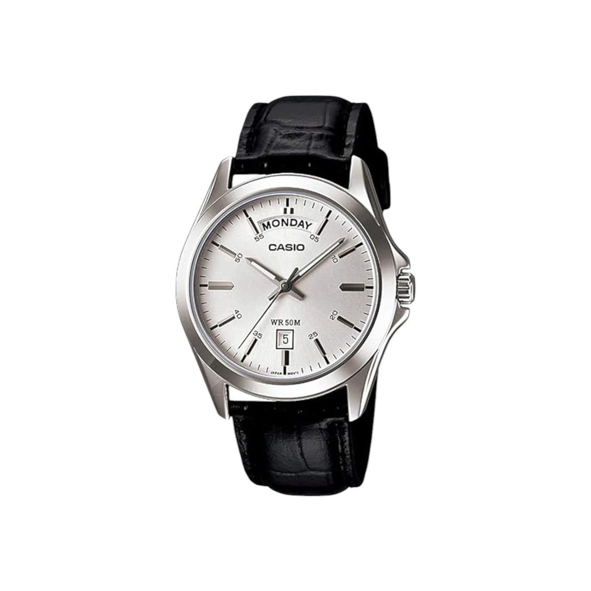 Casio Analog Silver Dial MTP-1370L-7AVDF MTP-1370L-7AV Men's Watch