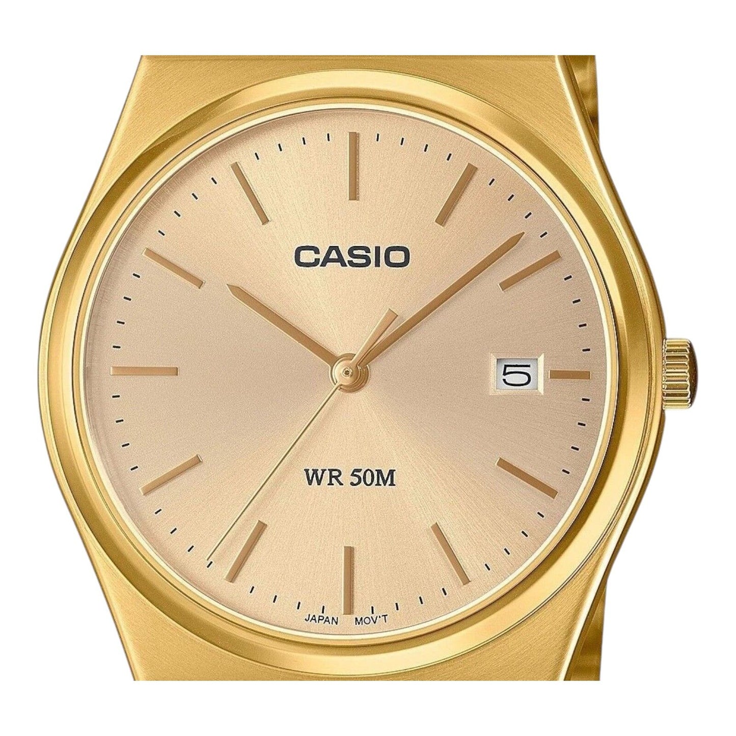 Casio MTP-B145G-9AV Gold Band Analog Quartz