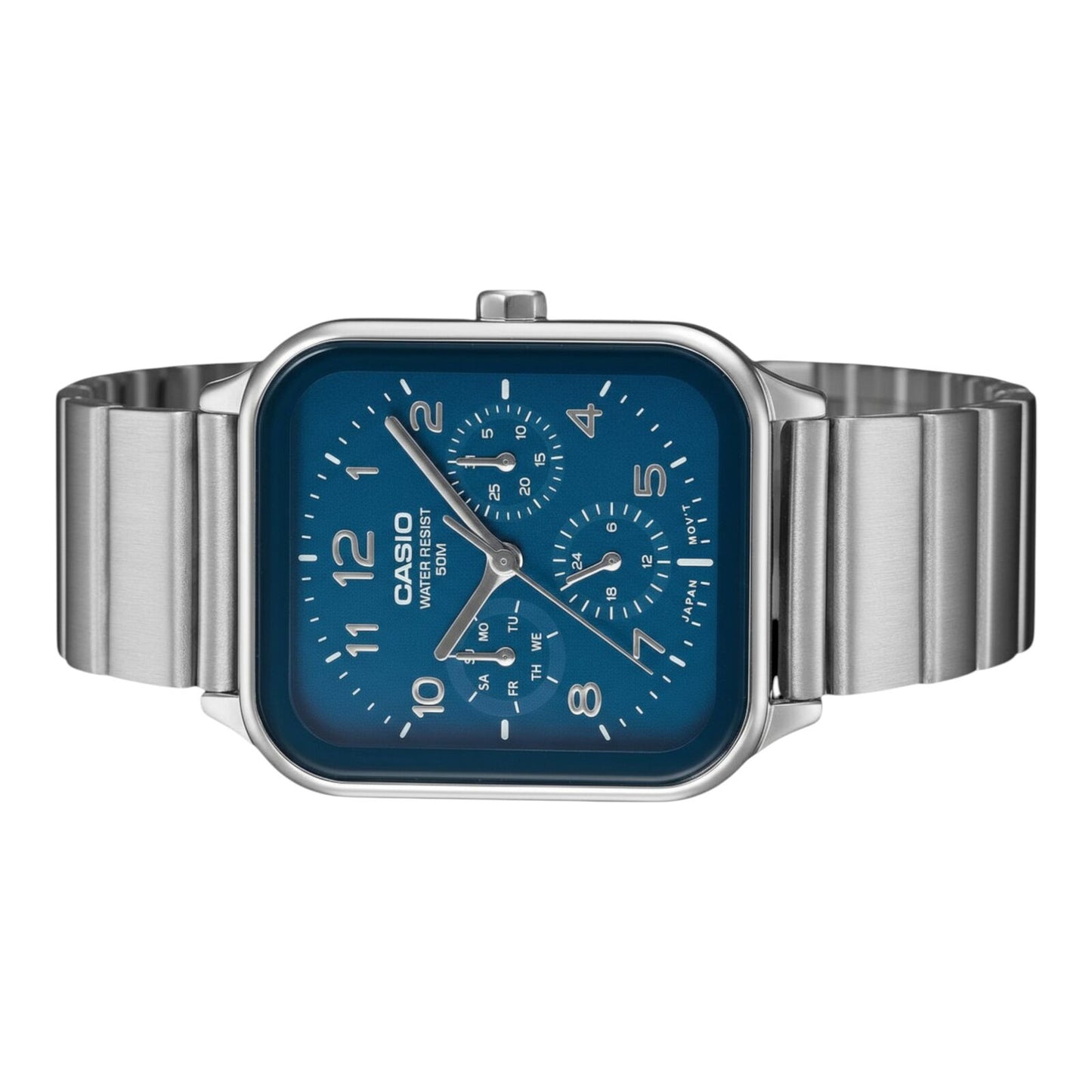 Casio MTP-M306D-2AV Mens Analogue Watch Blue Dial Day Date...