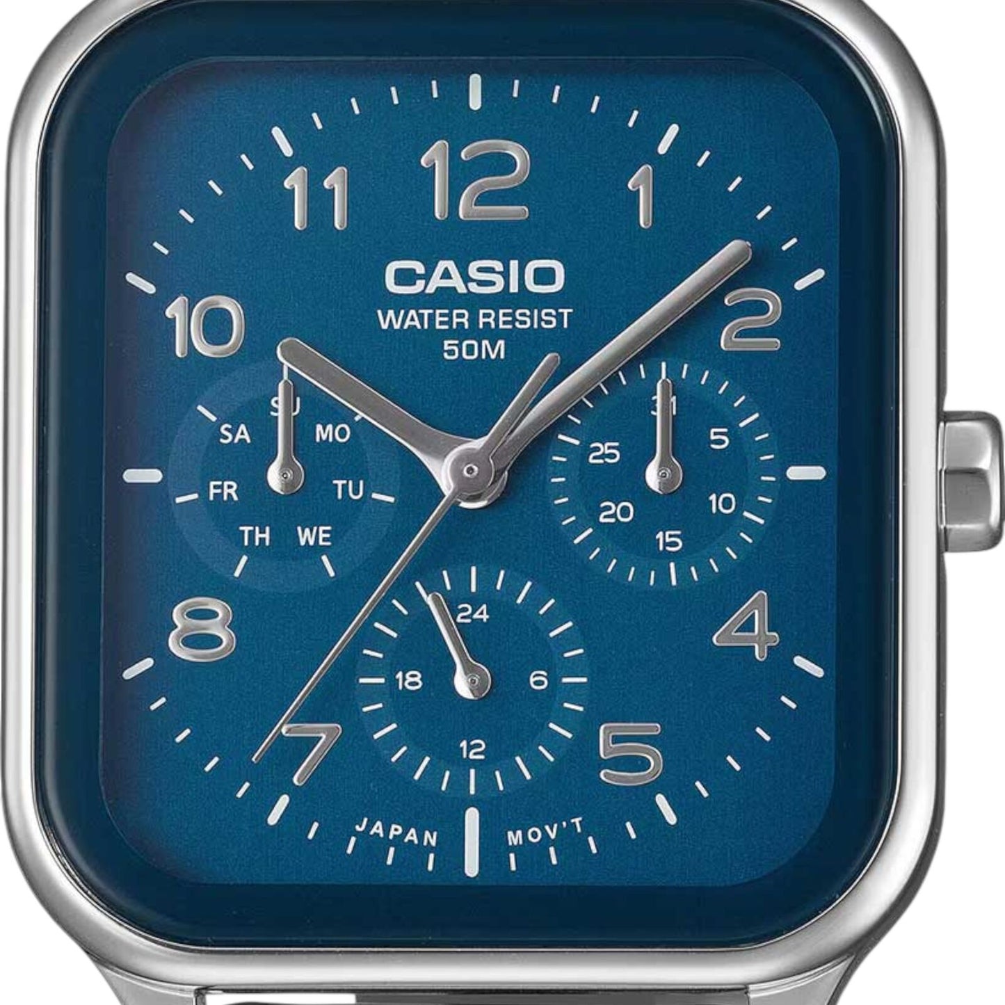 Casio MTP-M306D-2AV Mens Analogue Watch Blue Dial Day Date...