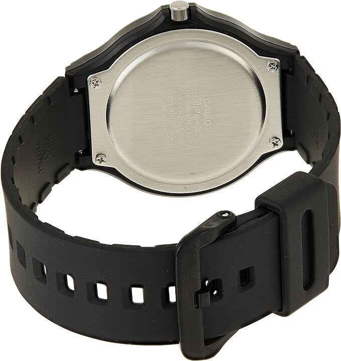 Casio General Quartz Black Resin Men's Watch MW-240-3BVDF