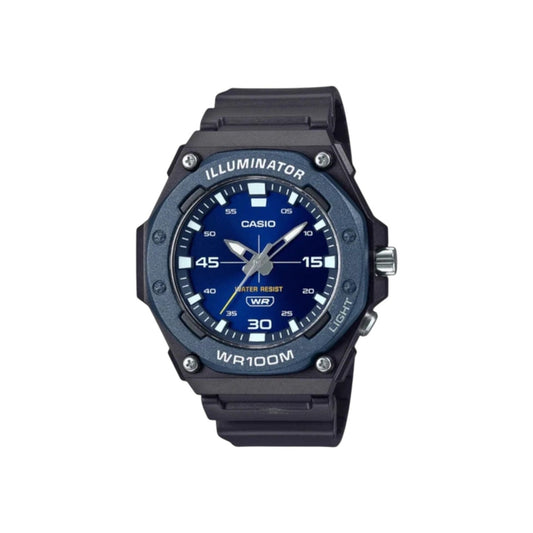 Casio MW-620H-2AV Blue Dial Resin Strap 100M Water Resistant...
