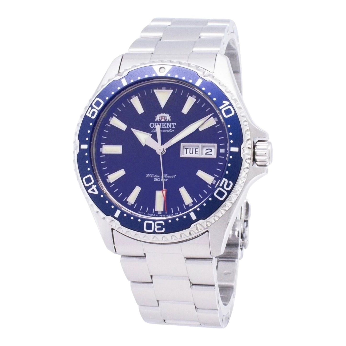 ORIENT RA-AA0002L39B Kamasu Mako III Men's 200m Automatic Watch Blue Dial