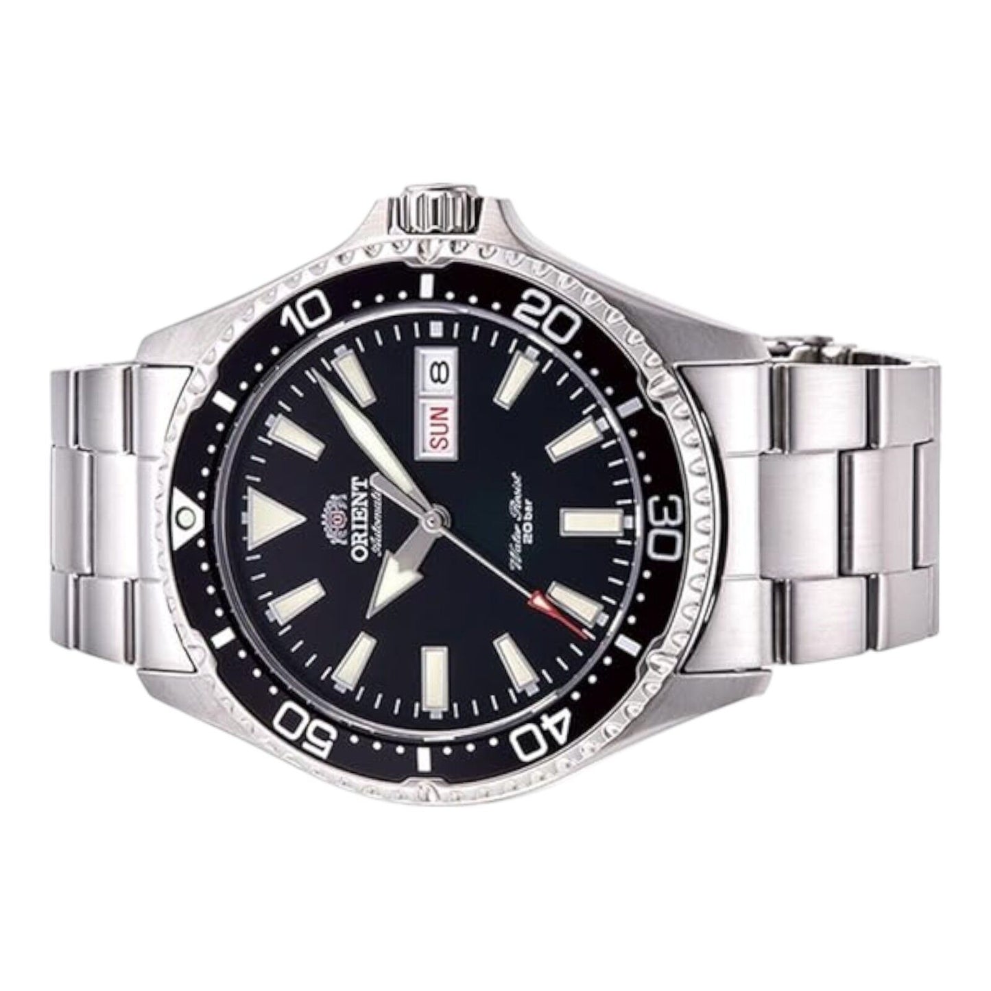 Orient Mako III Mens Automatic 200m Diver Watch Sapphire Steel Black RA-AA0001B