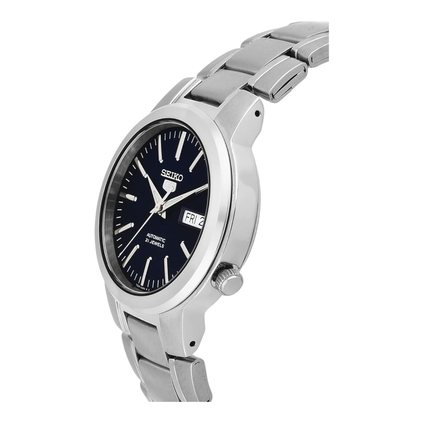 Seiko SNKA05K Men’s Automatic Blue Dial Watch Stainless Steel 37mm Day Date