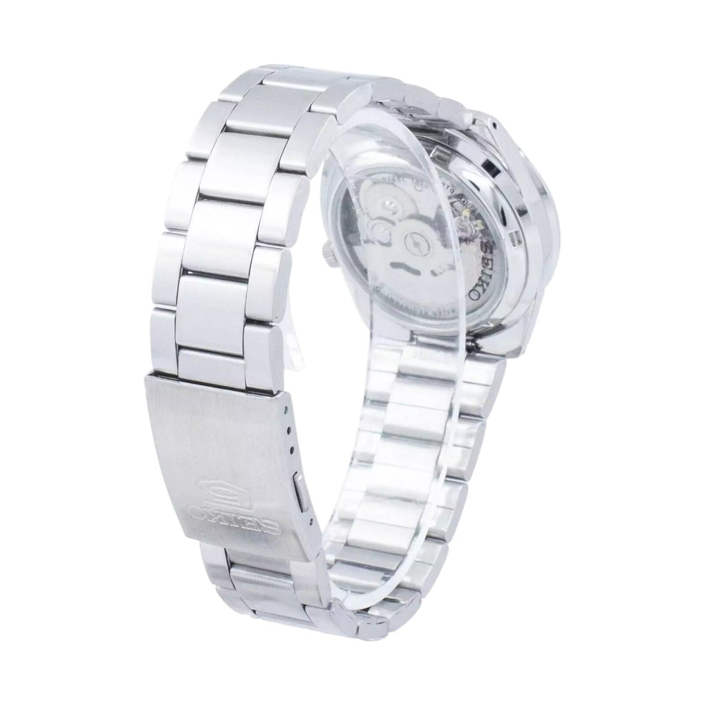 Seiko 5 SNKD99 Automatic Day-Date Blue Dial Stainless Steel Men's...