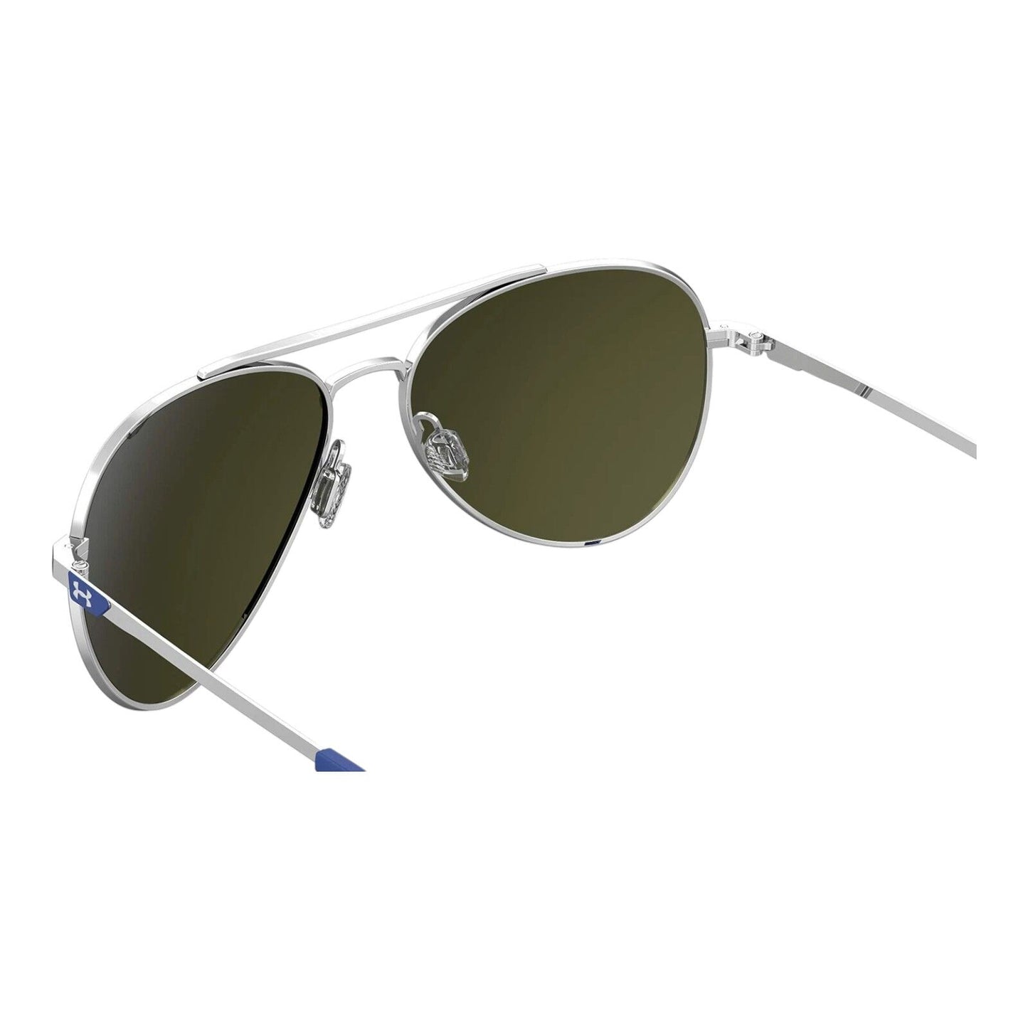 Under Armour UA 0007/G/S Men’s Sunglasses Silver Frame Blue Lens...