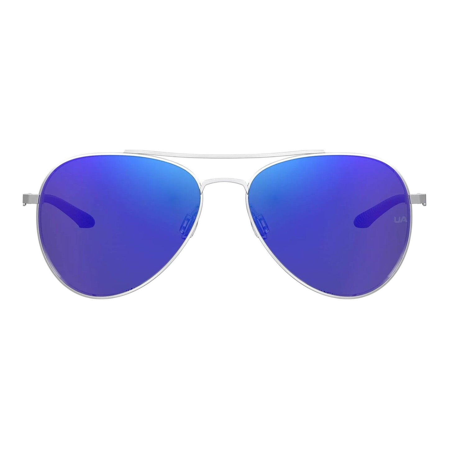 Under Armour UA 0007/G/S Men’s Sunglasses Silver Frame Blue Lens...