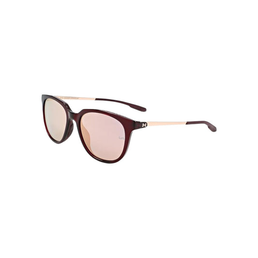 Under Armour Women's UA Circuit Oval Sunglasses, Dark Brown/Rose…