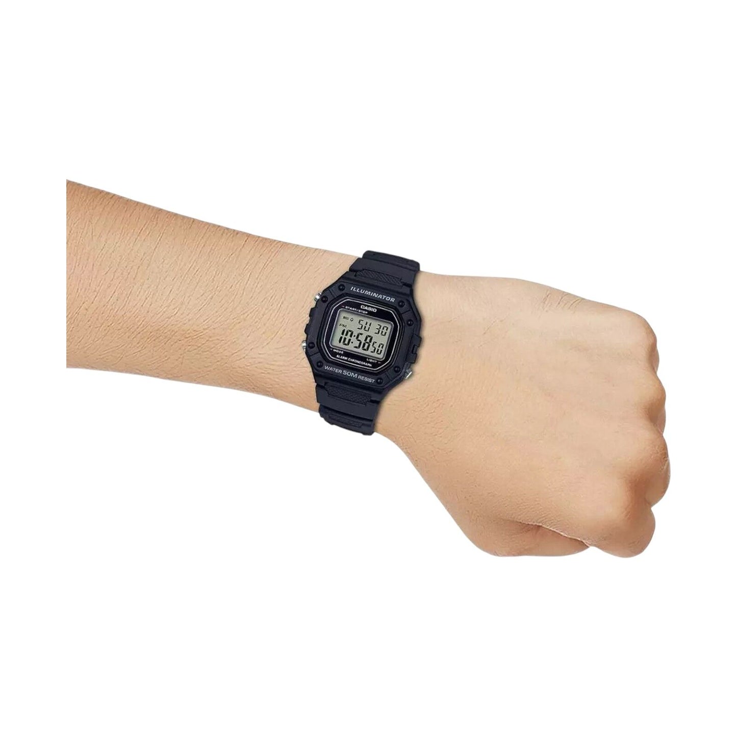 Casio Illuminator W-218 Series Digital W-218H-1AVEF Watch