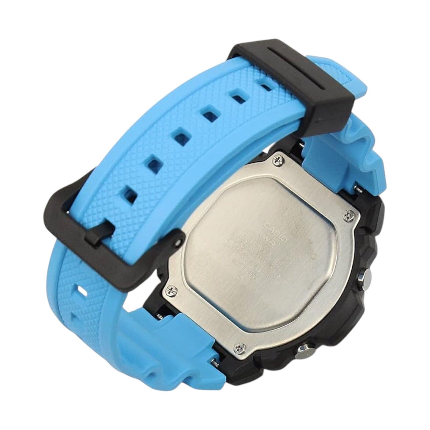 Casio Men's Classic Black and Blue Digital Watch - W-219H-2A2VDF