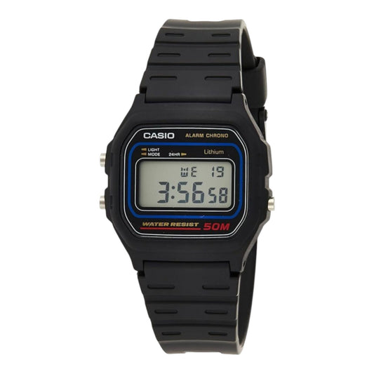 CASIO Unisex W59-1VHDF Classic Digital Watch Black/Grey Dial Black Band AU Stock