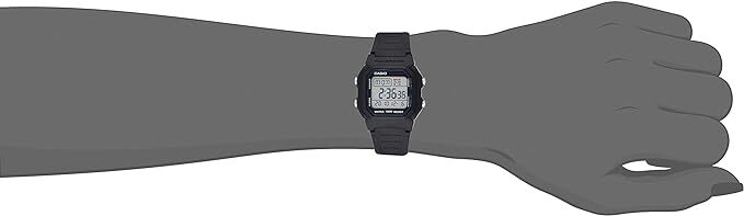 Casio W-800H-1AV Black Dual Time Unisex Digital Sports Watch AU Stock