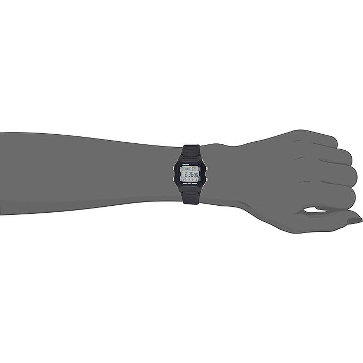 Casio W-800H-1AV Black Dual Time Unisex Digital Sports Watch AU Stock