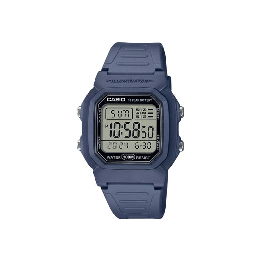 Casio W800H-2A Light Blue Band Unisex Adult Digital Watch, Black…