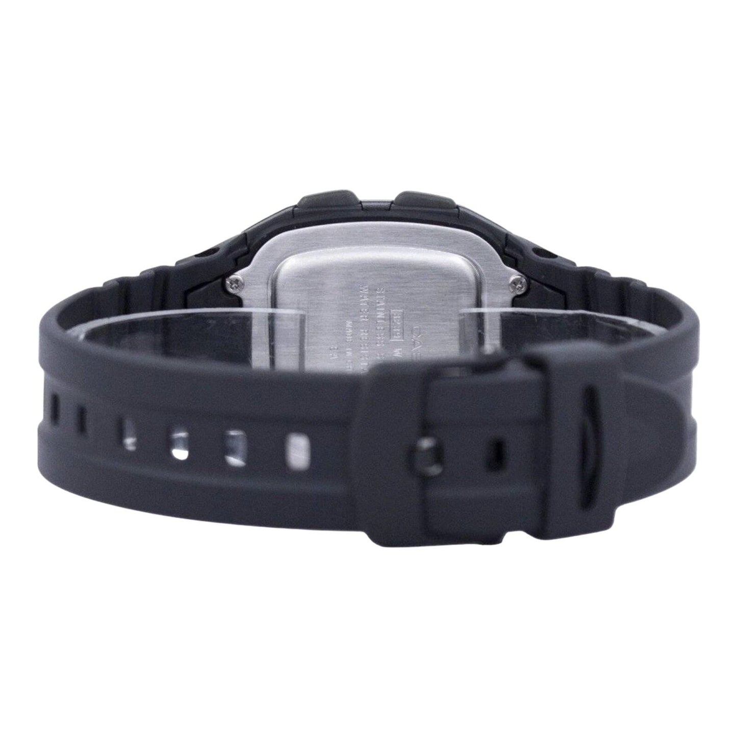 Casio W-96H-1BVDF Youth Digital Watch Black Resin Band LED 10YR Battery Unisex