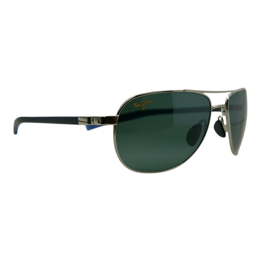 Maui Jim Guardrails 327 Polarised Unisex Sunglasses Silver Frame...