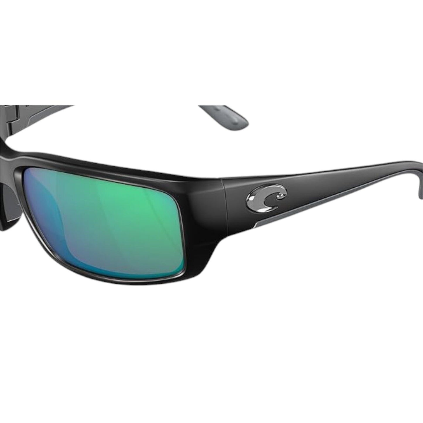 Costa Del Mar Fantail Polarized Matte Black Wrap Sunglasses -...