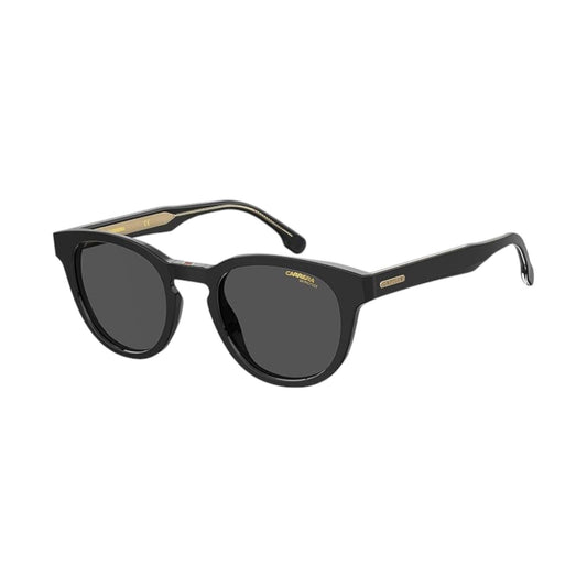 Carrera 252/S 807/IR Unisex Sunglasses Black Frame Grey Lens 50mm