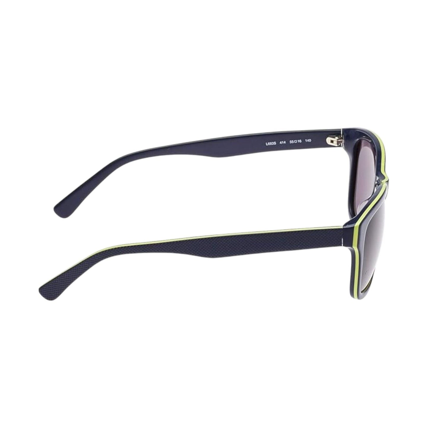 Lacoste L683S 414 Unisex Sunglasses Blue Frame Grey CR-39 Lens