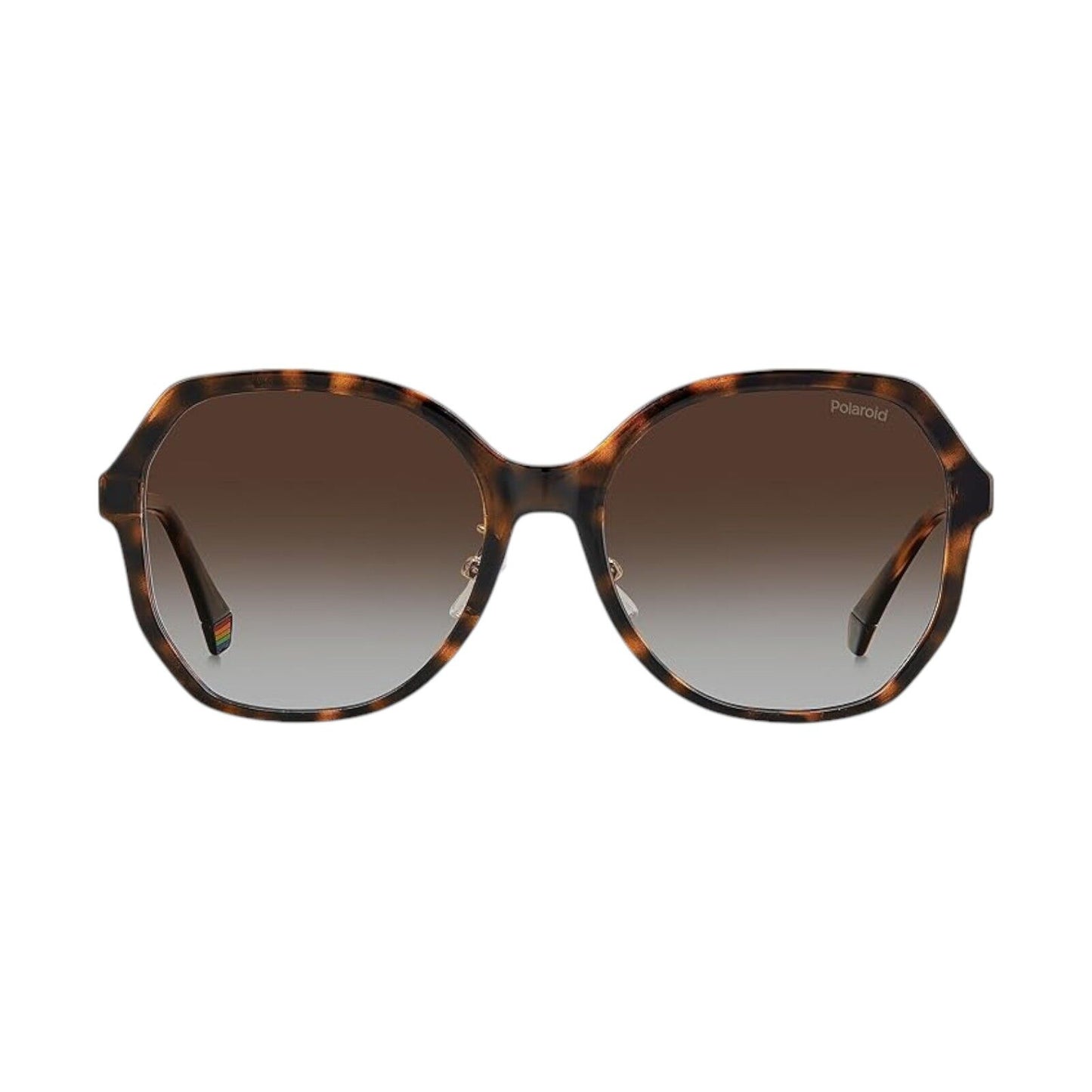 Polaroid Womens Havana Sunglasses Butterfly