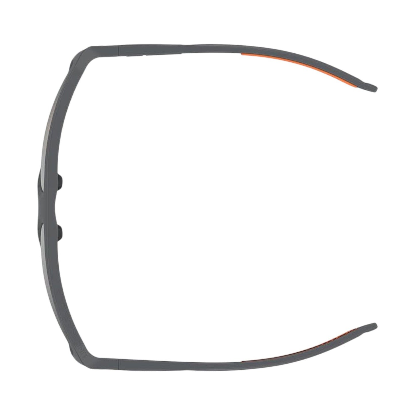 Under Armour Dominate Mens Matte Grey Sport Sunglasses Orange Mirror