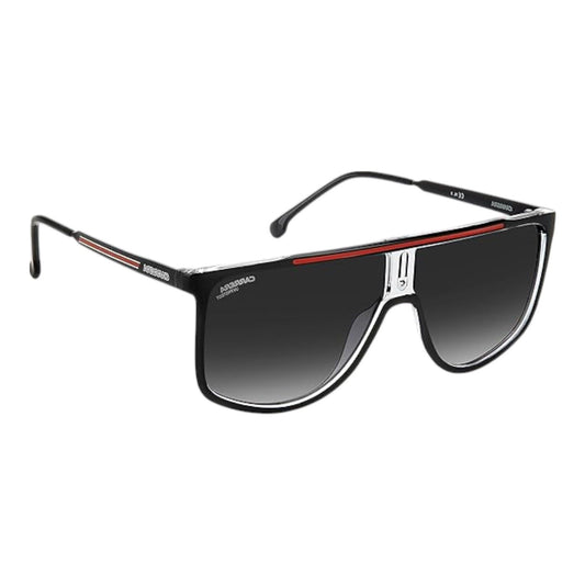 Carrera Men’s 1056/S Black Frame Red Detail Grey Gradient Lens