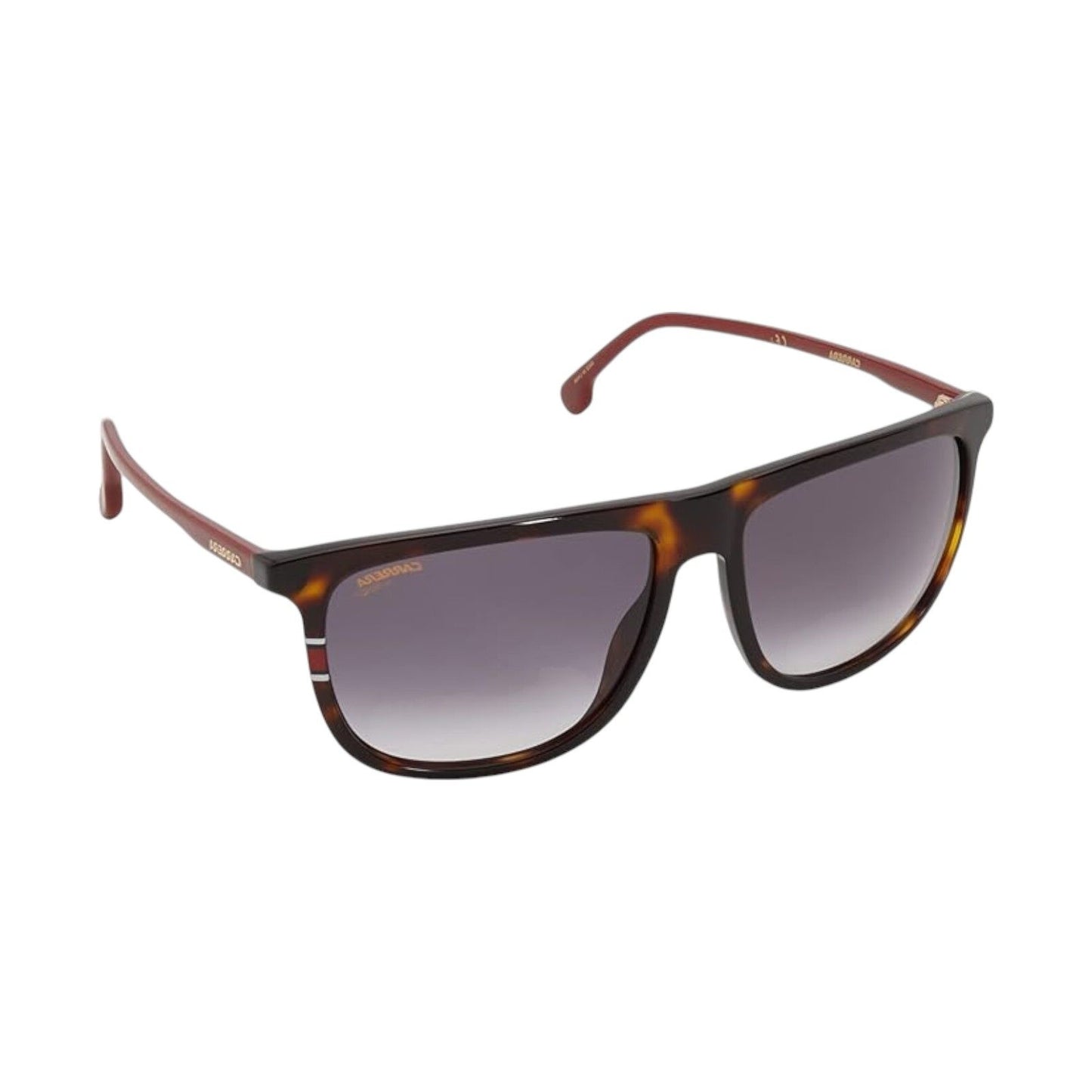 Carrera 218S AU2/9O Sunglasses Black Red Gold Grey Gradient Lens