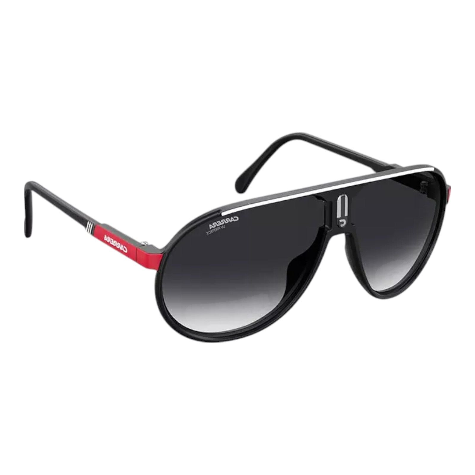 Carrera CHAMPION/N 0OIT/9O Unisex Sunglasses Black Red Grey Lens