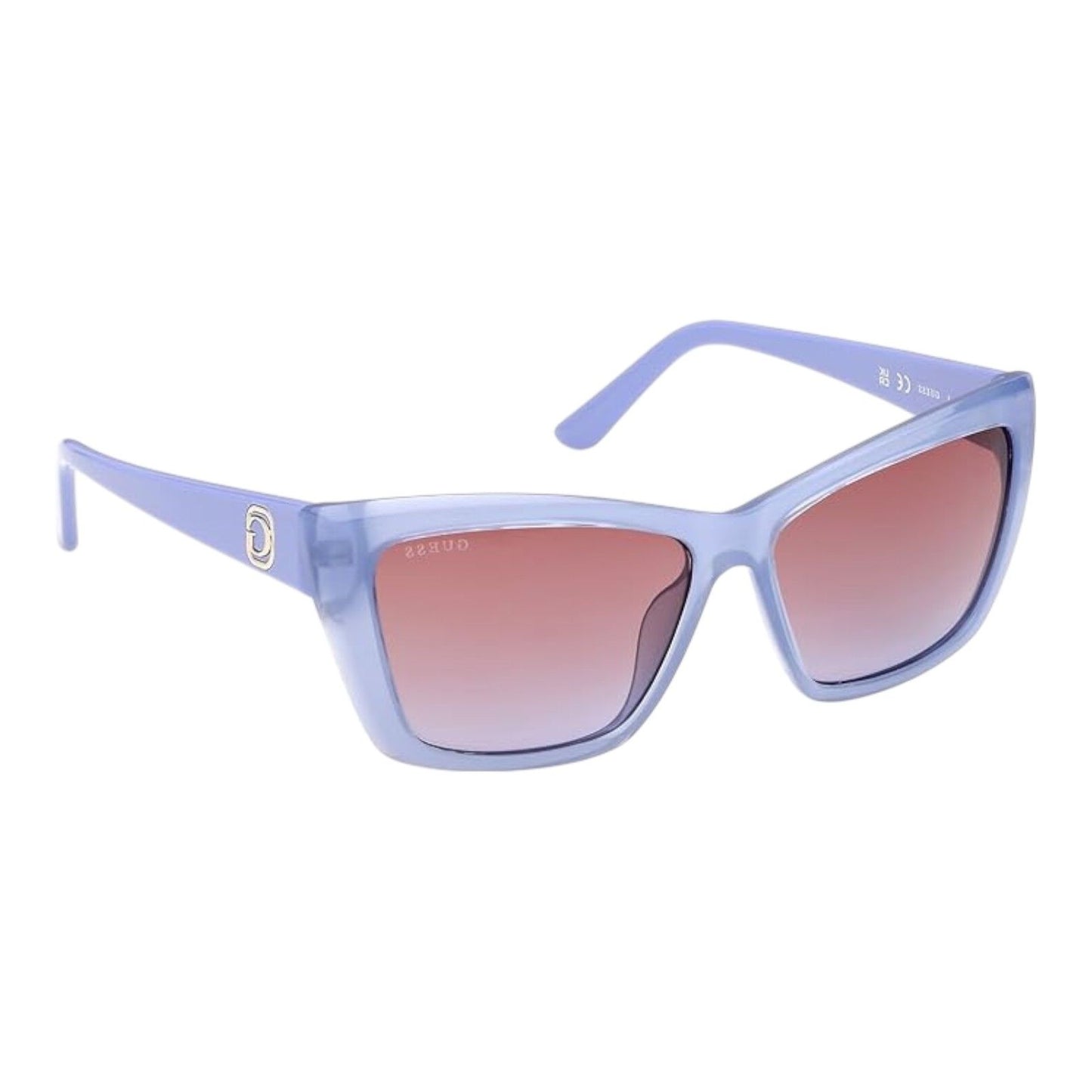 Guess GU00098 Women’s Sunglasses Violet Frame Pink Lens