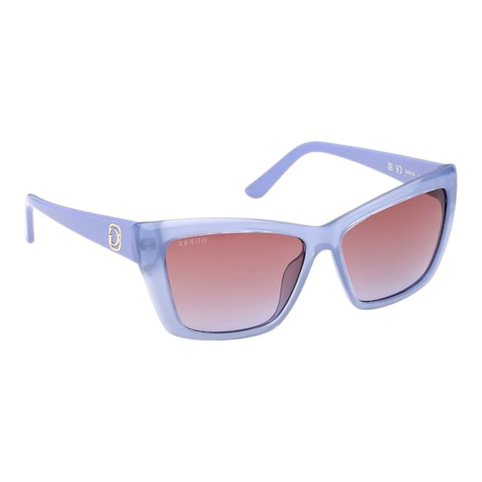 Guess GU00098 Women’s Sunglasses Violet Frame Pink Lens