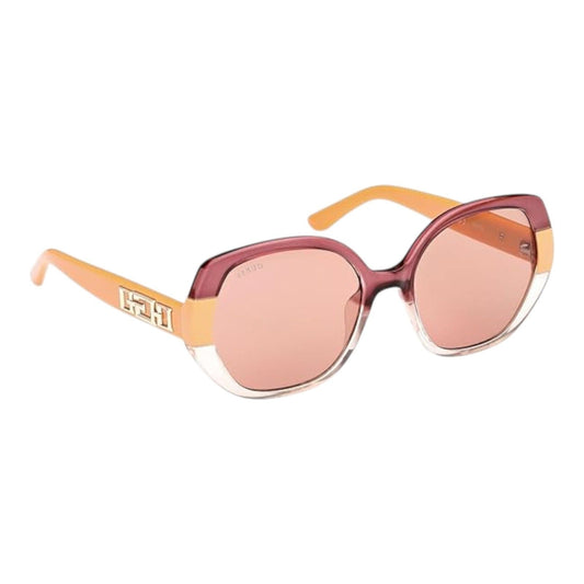 Guess GU7911 Women’s Sunglasses Orange Frame Pink Lens
