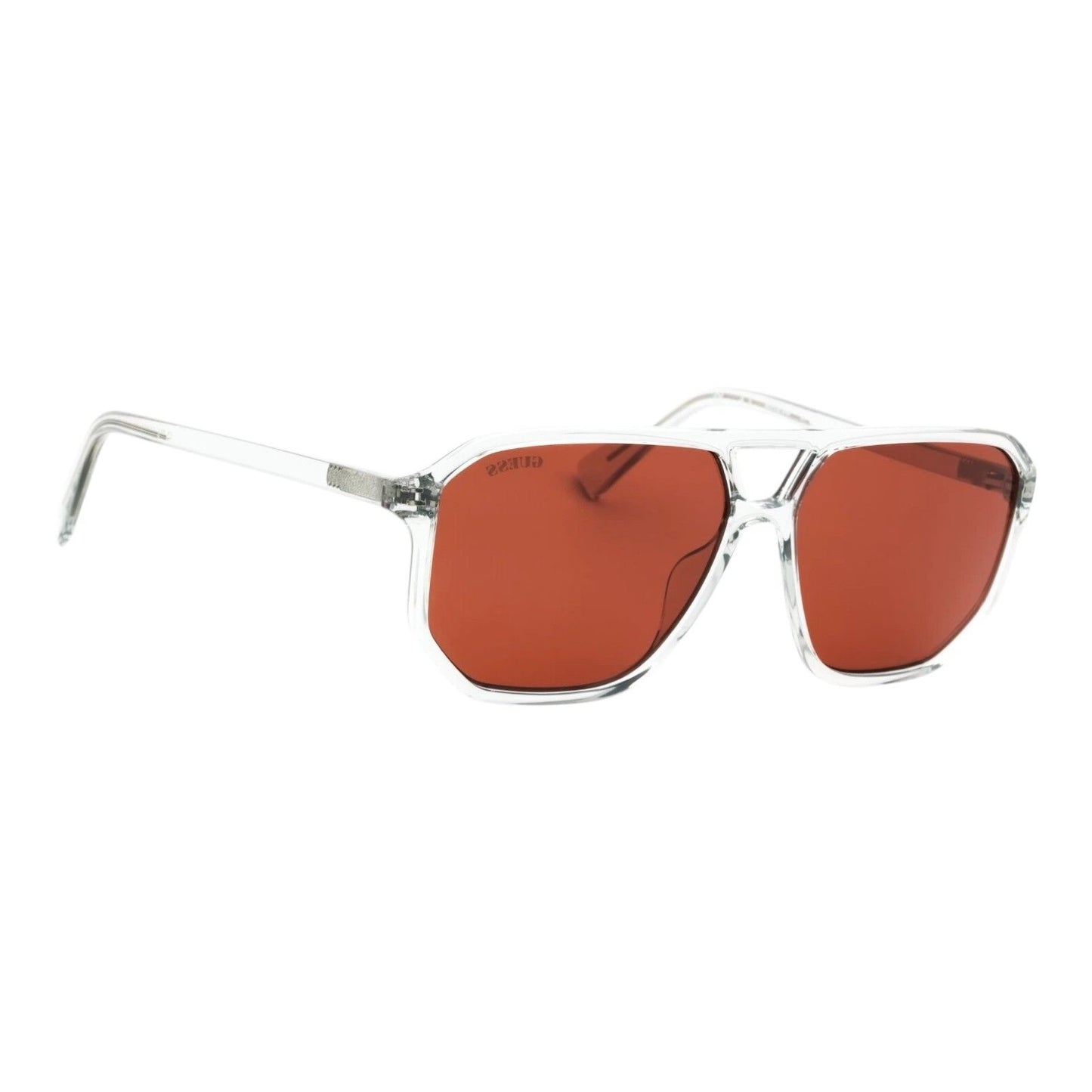 Guess GU8276 Men’s Sunglasses Grey Frame Brown Lens