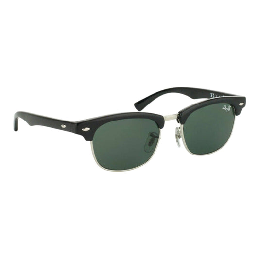 Ray-Ban Clubmaster RJ9050 Kids Sunglasses Black Frame Green Lens