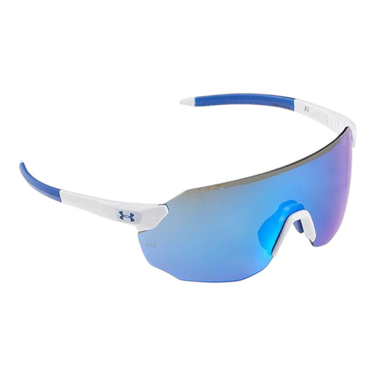 Under Armour UA Halftime WWK/W1 Unisex Sunglasses White Frame Blue...