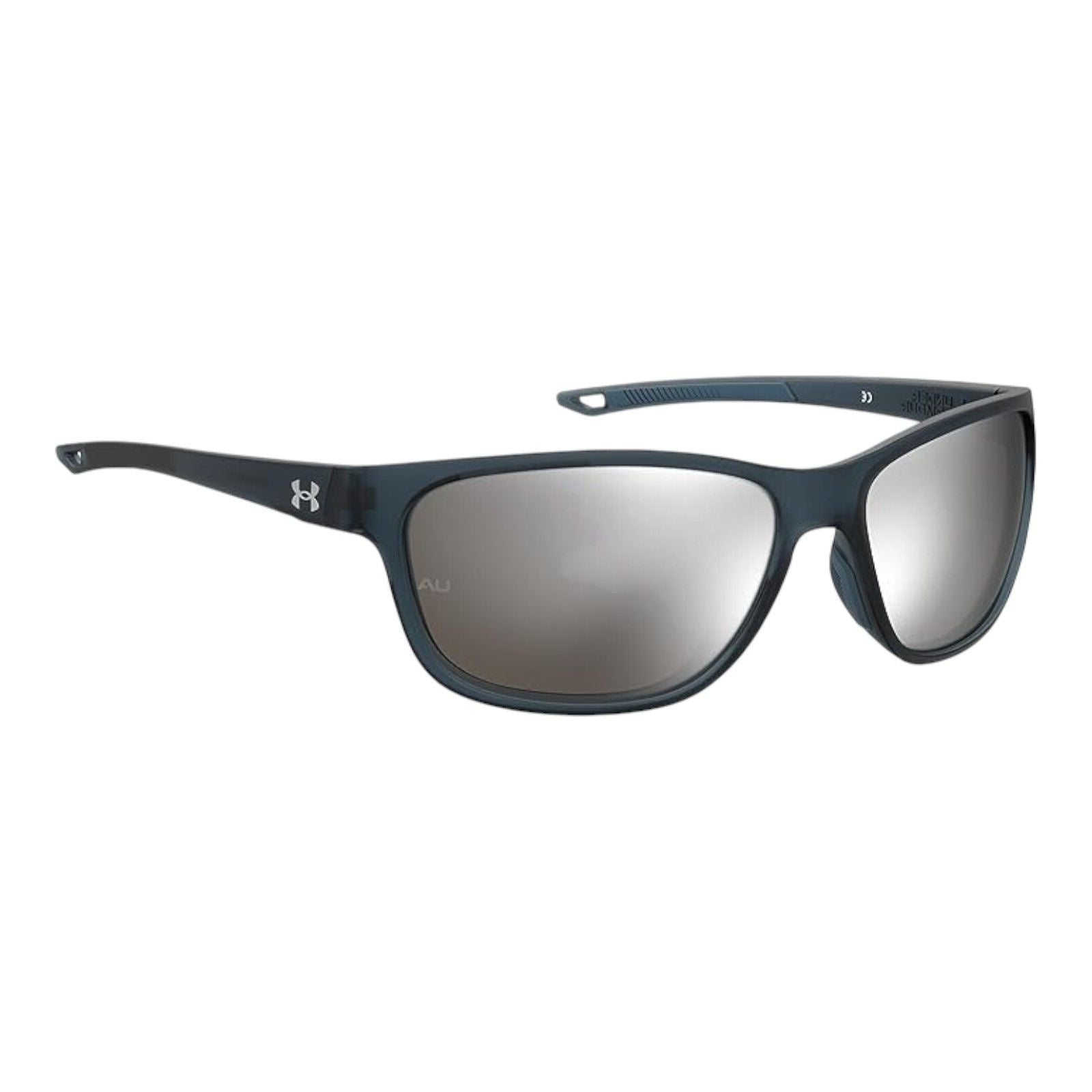 Under Armour Undeniable Unisex Sunglasses Matte Blue Grey Lens 61mm