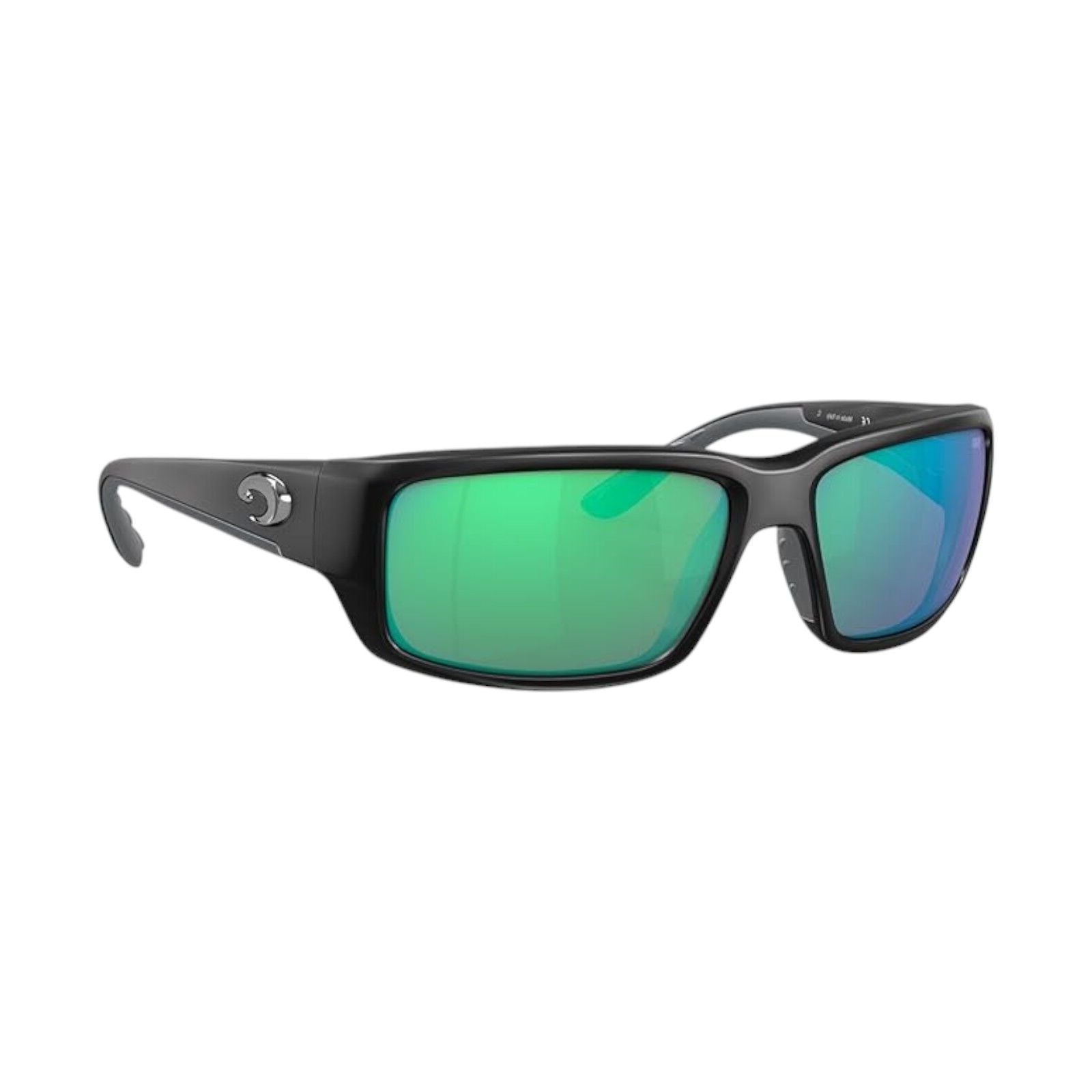 Costa Del Mar Fantail Polarized Matte Black Wrap Sunglasses -...