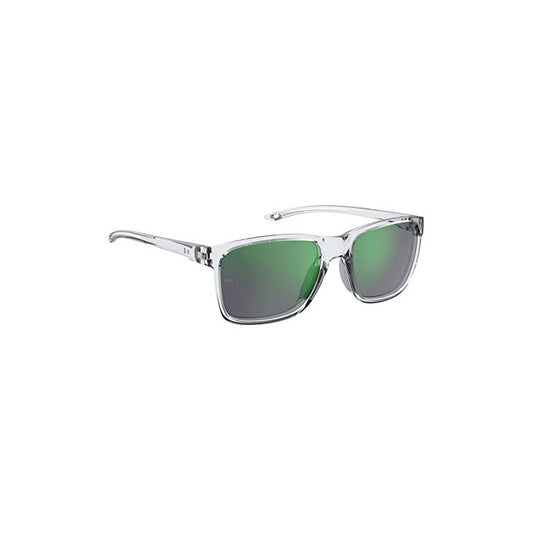 Under Armour Boys' UA Hustle Jr. Polarized Rectangular Sunglasses,…